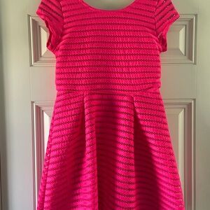 The Children's Place Bright Pink Striped Dress